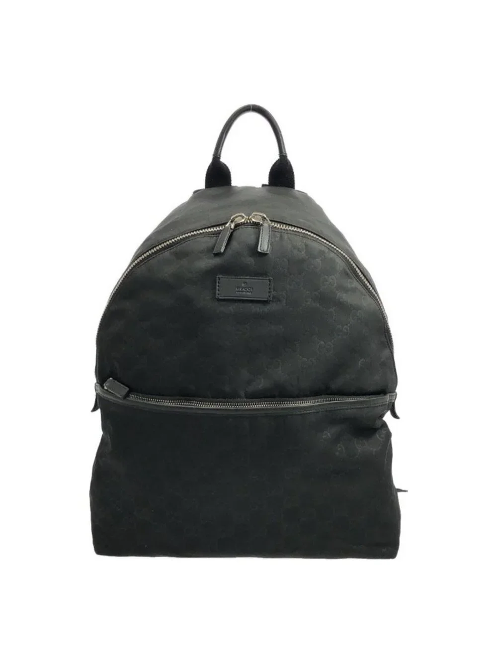 Gucci GG Monogram Nylon Backpack Black